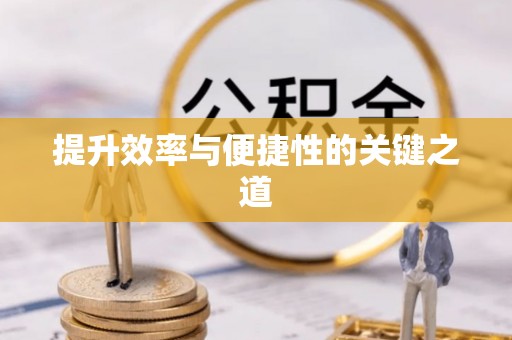 淄博提升效率与便捷性的关键之道