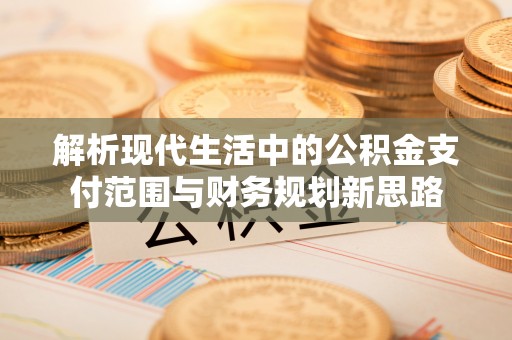 淄博解析现代生活中的公积金支付范围与财务规划新思路